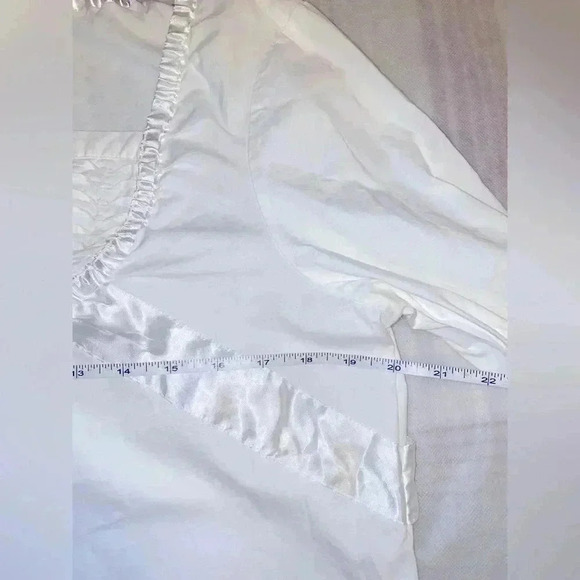 💥🏵️ Victorian style 97% Cotton Shirt  (pure white)& White and Blue neckerchief - Picture 7 of 10